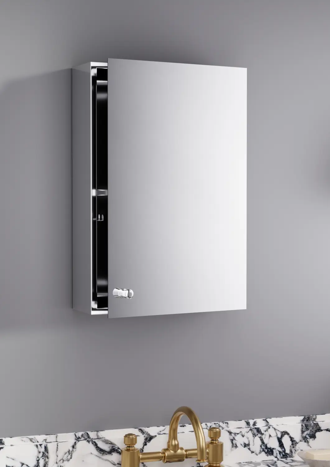 S.S Mirror Cabinet 14 x 20 - Shivam Impex